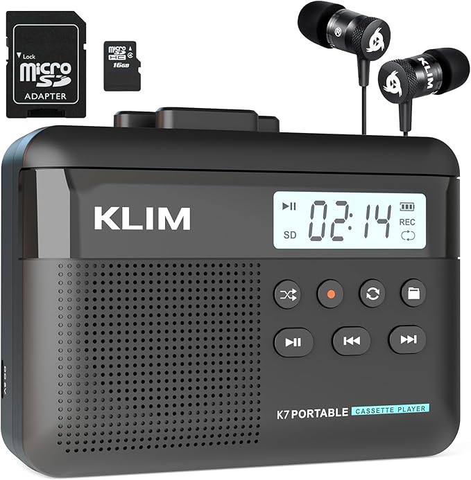 KLIM K7 Cassette Tape Player + Cassette to MP3 Converter + Portable Cassette - Image 4