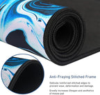 Gaming Mouse Pad with Stitched Edges, Durable Non-Slip Natural Rubber Base - Image 2