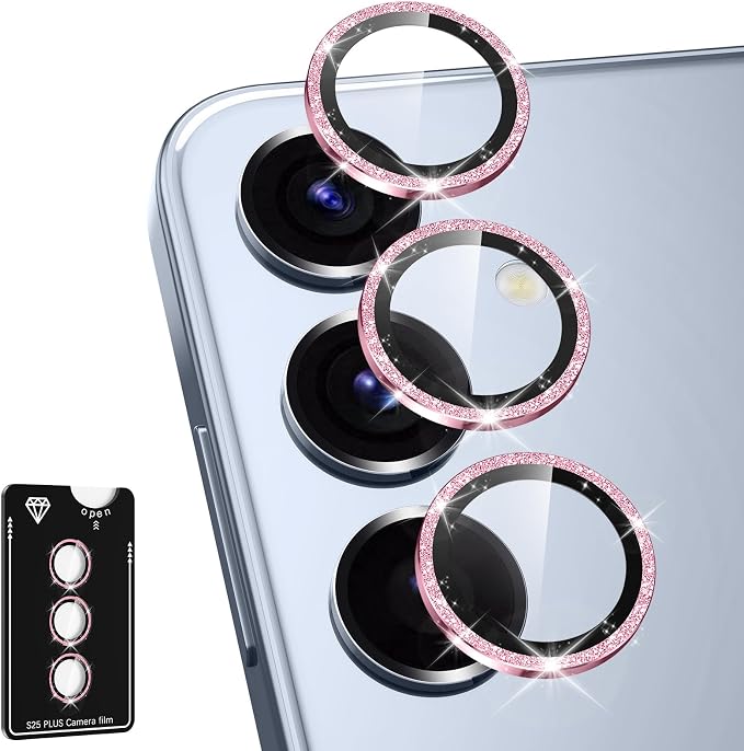 for Samsung Galaxy S25 Plus Camera Lens Protector, Individual Metal Ring by Btscase