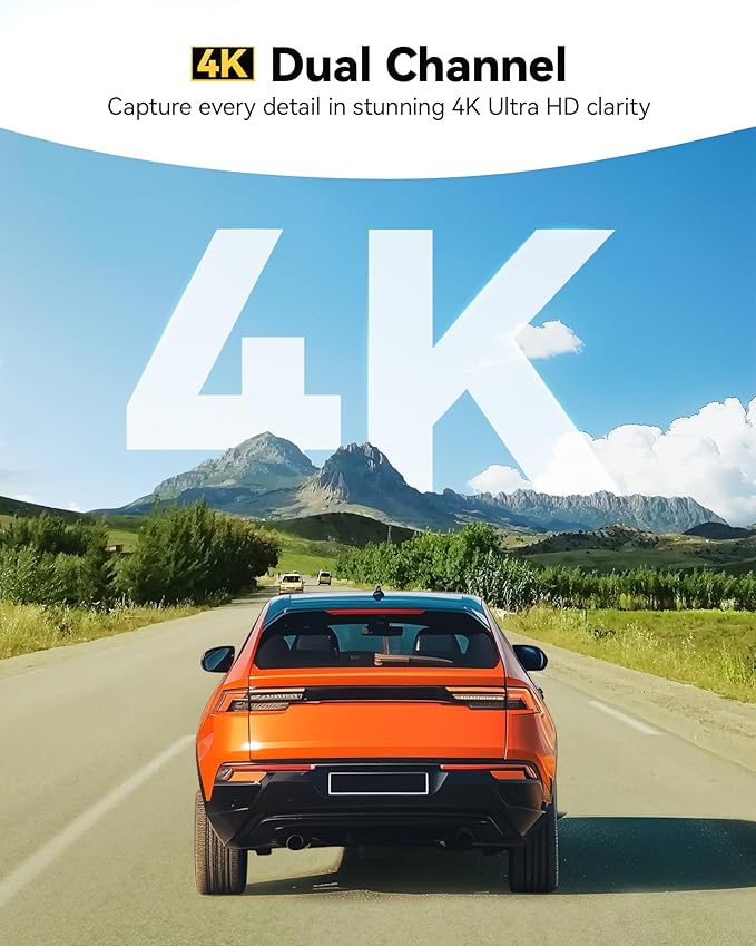 WOLFBOX G850 PRO 4K Mirror Dash Cam - Image 4