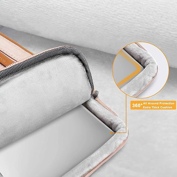 MOSISO 360 Protective Laptop Shoulder Bag, 13-13.3 inch Computer Bag Compatible - Image 2