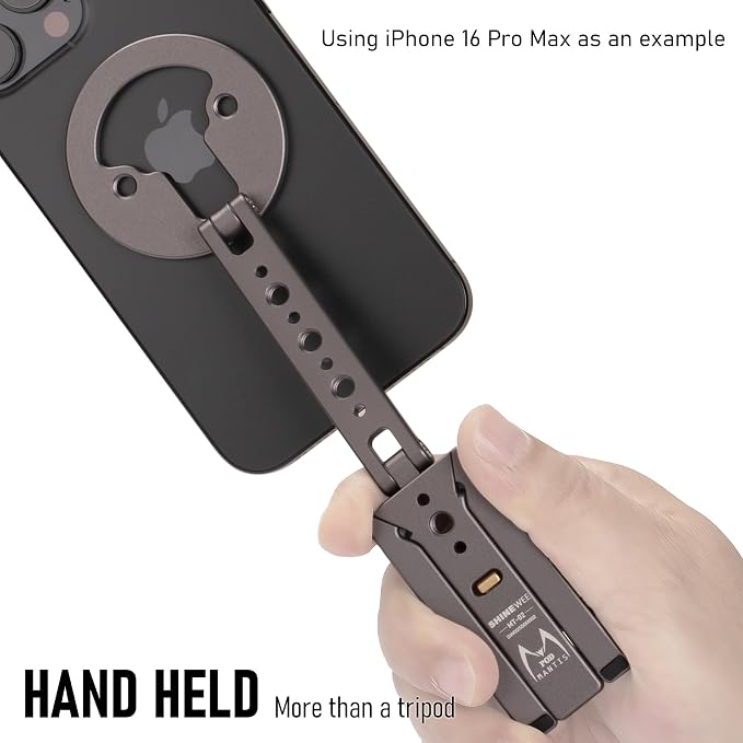 Magnetic Tripod for iPhone 12/13/14/15/16 & MagSafe Cases | Handy Phone Stand | - Image 6