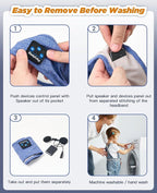 Perytong Bluetooth Headband Headphones, Sleep Headphones Bluetooth - Image 6