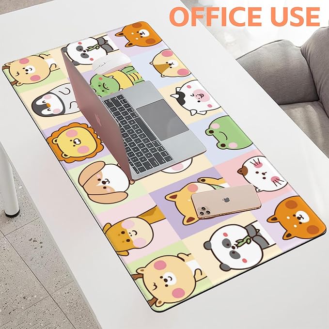 Mouse Pad Large Cute Animals Non-Slip Game Desk Mat - Image 5