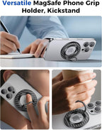 SYNCWIRE Carbon Fiber Magnetic Phone Ring Holder - Image 6