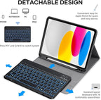 Keyboard Case for iPad 11-inch 2025/10.9 inch 10th Gen 2022, iPad 11th/10th - Image 3