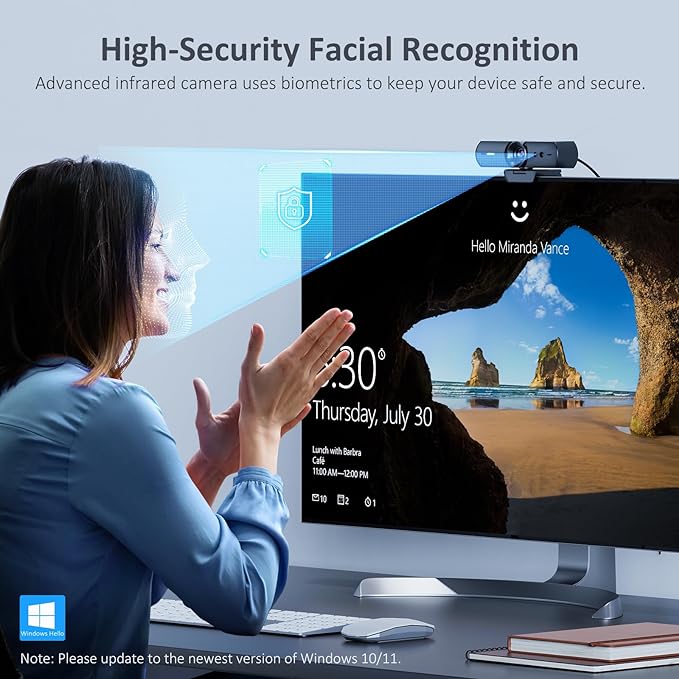 NexiGo HelloCam, 1080P Webcam - Image 2