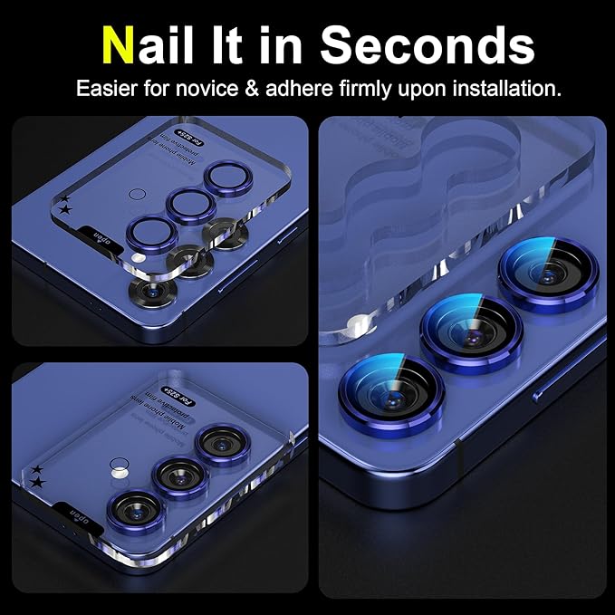 YWXTW Camera Lens Protector for Samsung Galaxy S25+ Plus Accessories 9H - Image 5