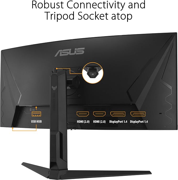 ASUS TUF Gaming 34” 1440P 1500R Curved Monitor - Image 6