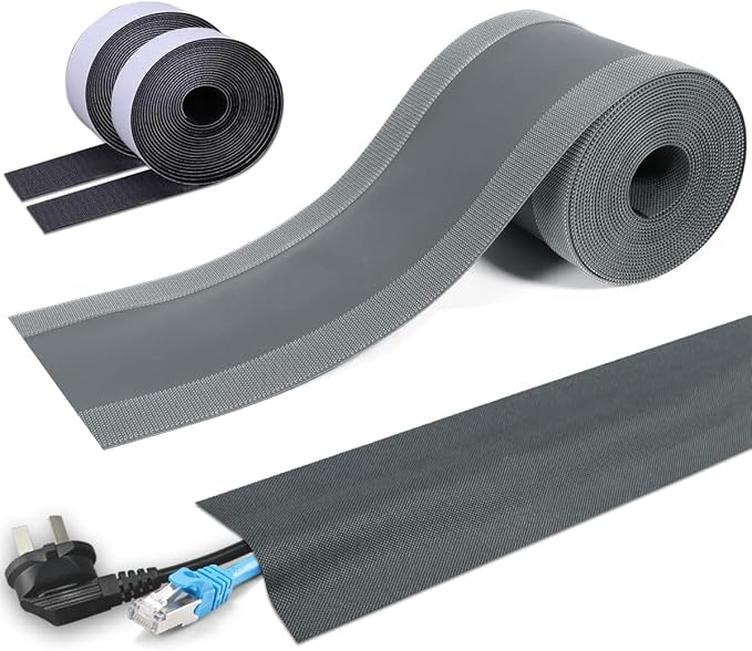 Floor Cable Covers - 10ft Oxford Fabric Cord Protector by Unknown