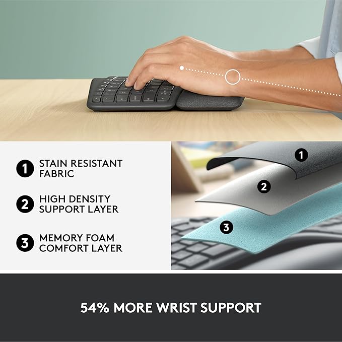 Logitech ERGO K860 Wireless Ergonomic Keyboard - Image 4