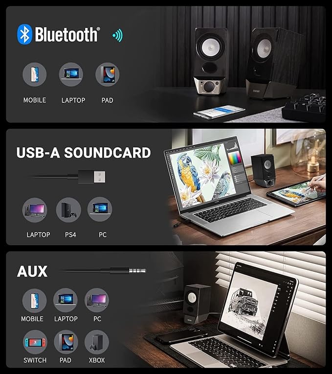 Edifier R19BT 2.0 PC Speaker System - Image 8