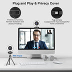 4K Webcam with Light, HD Webcam - Image 3