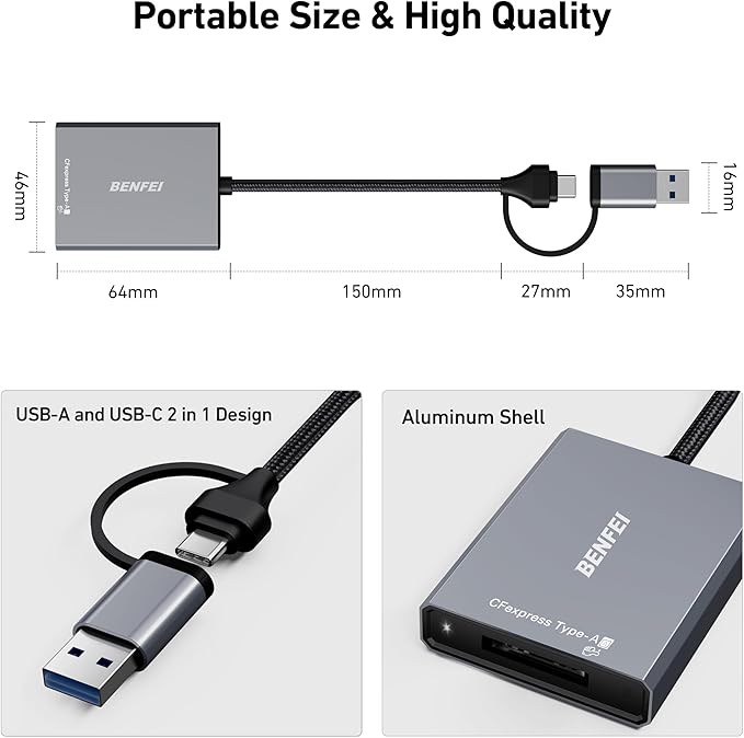 BENFEI CFexpress Type A Card Reader - Image 7
