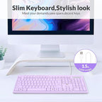 Rii RK907 Ultra-Slim Compact USB Wired Keyboard - Image 9