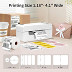JADENS Bluetooth Thermal Label Printer, 4x6 Wireless Label Printer - Image 6