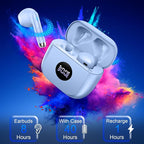 Wireless Earbuds, 40H Playback Mini Case IP7 Waterproof Sports Earphones - Image 3