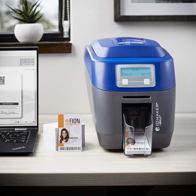 ID Maker Edge 2 Sided Card Printer & Supply Kit - Image 6