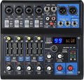 Dj Mixers 8 Channel Audio Mixer Sound Board by jindaaudio