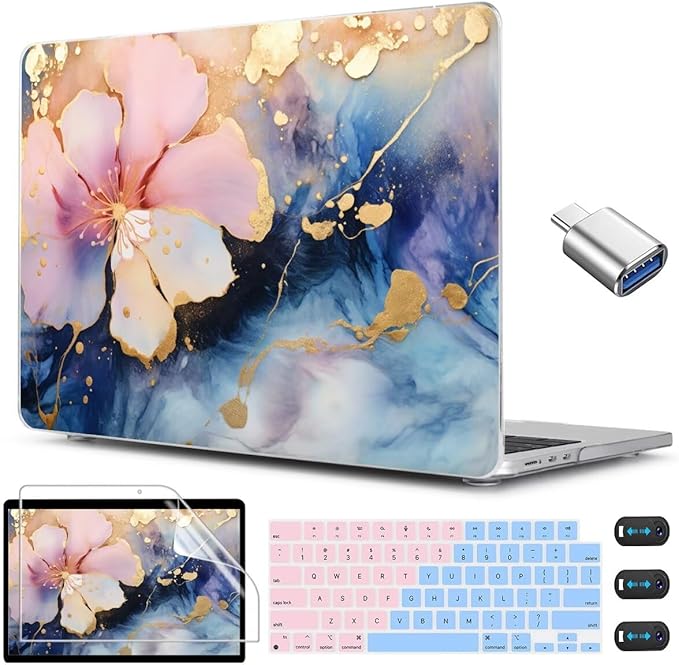 CISSOOK Compatible with MacBook Air 13.6 inch Case M2 M3 M4 Release 2025 2024 by CISSOOK