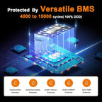 12V 300Ah Lithium Battery LiFePO4 Deep Cycle Battery, 200A BMS, Home Storage - Image 3