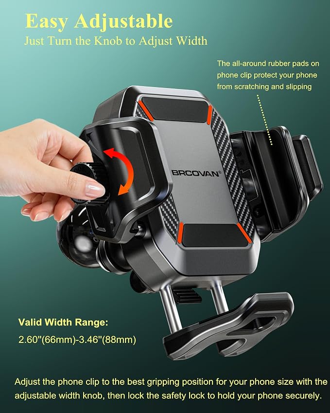 BRCOVAN Anti-Theft Motorcycle Phone Mount - Image 8