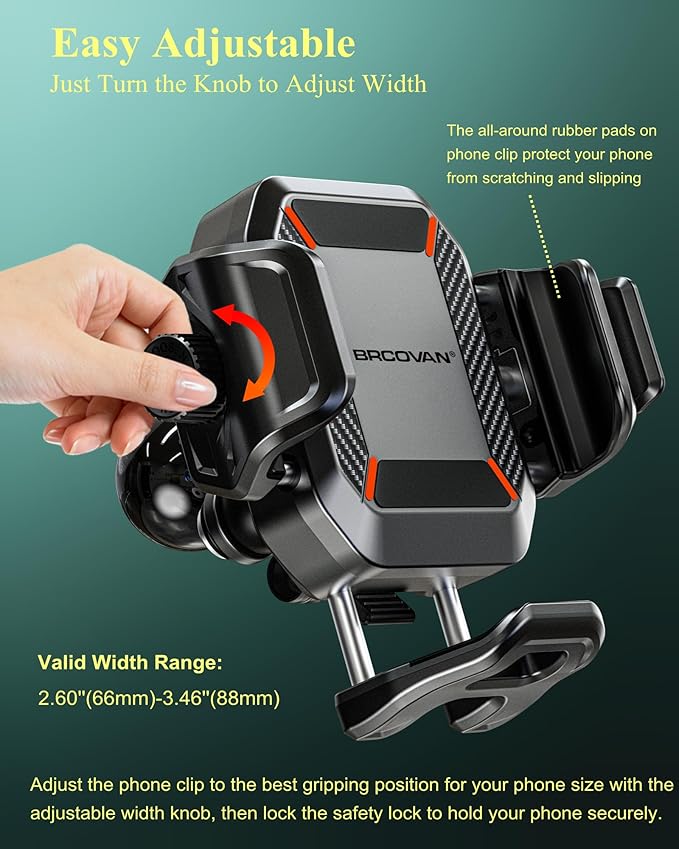 BRCOVAN Anti-Theft Phone Mount Holder - Image 5