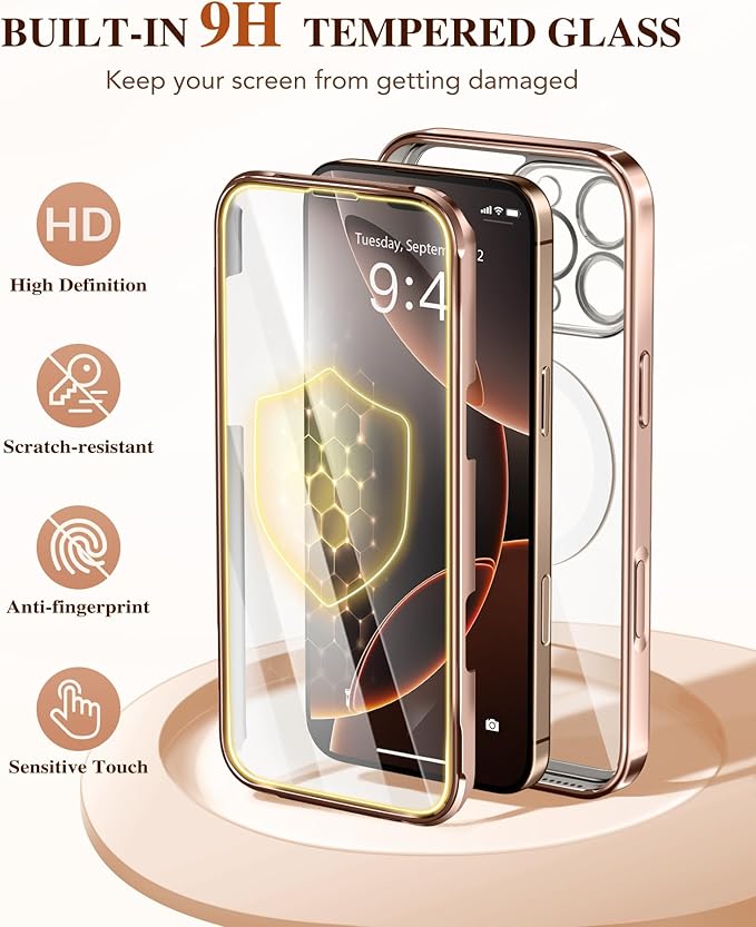 BERFY Magnetic for iPhone 16 Pro Case, Compatible - Image 6