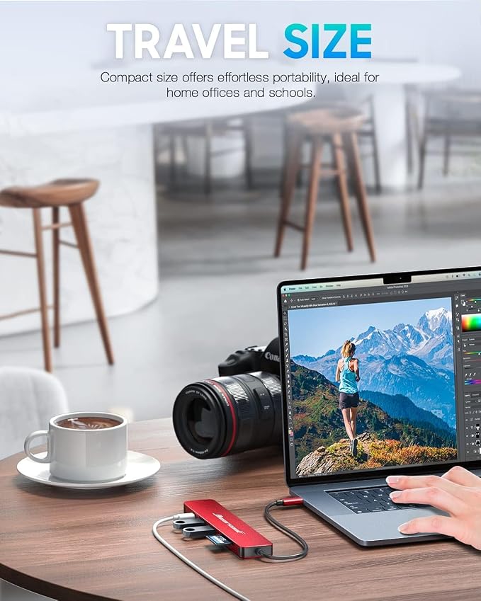 Hiearcool USB C Hub, USBC Multi-Port Adapter - Image 7