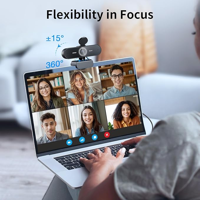 EMEET NOVA 4K Webcam for PC - Image 7