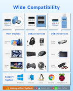3 Ports USB 3.0 Adapter, USB Hub - Image 8