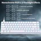 DIERYA T68SE 60% Gaming Mechanical Keyboard, Ultra Compact Mini 68 Key - Image 5