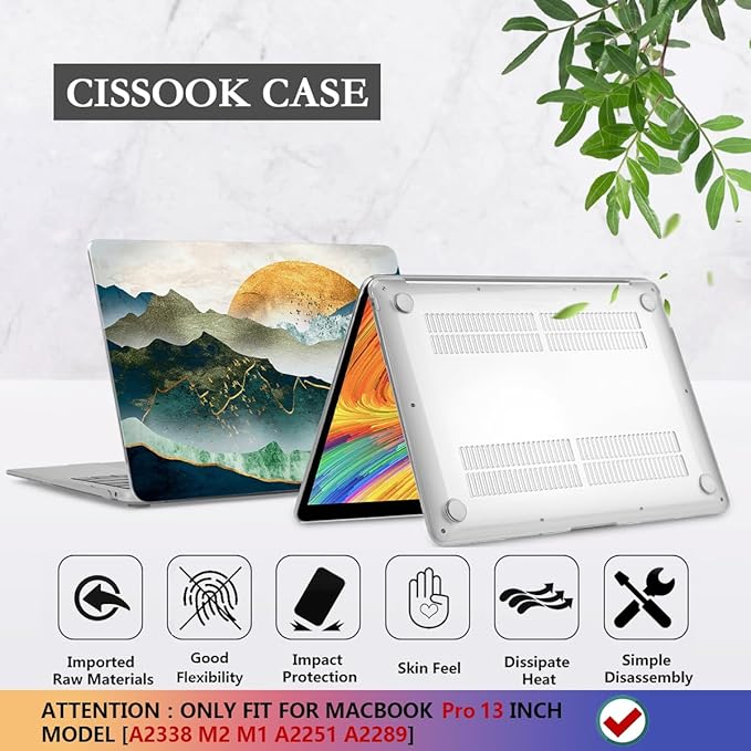 CISSOOK Compatible with MacBook Pro 13 inch 2025-2020 Model A2338 A2251 A2289 - Image 6