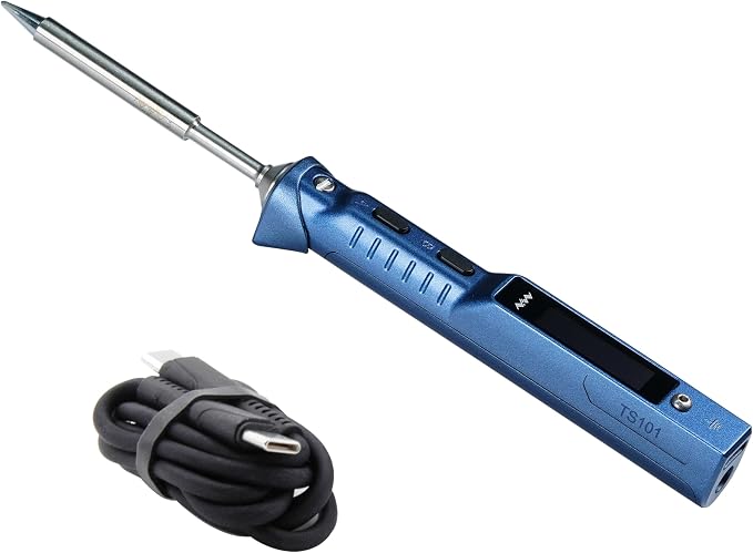 YKEY Original Blue TS101 Electronics Soldering Iron Station Kit USB Type C by YKEY