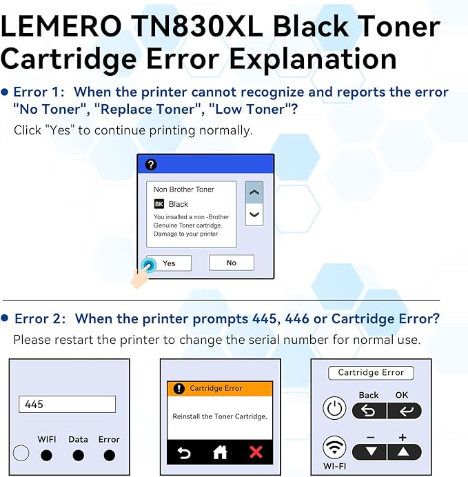 LEMERO Compatible Toner Cartridge Replacement - Image 6