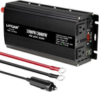 LVYUAN 1500W Inverter Car Power Inverter 12V to 110V by LVYUAN