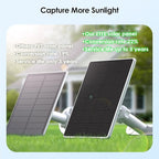 6W Solar Panel for Ring Spotlight Cam Battery & Stick Up Cam Battery, - Image 4