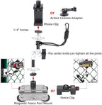 Magnetic Phone Fence Post Mount + Fence Clip Kit - Image 2