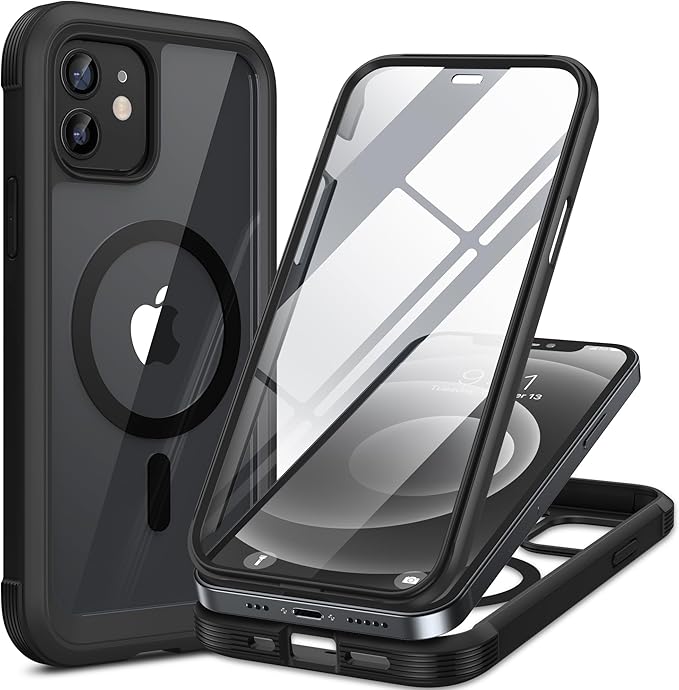 Miracase Magnetic for iPhone 12 mini Case, Drop & Scratch-Resistant, Shockproof by Miracase
