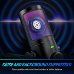 FIFINE Gaming PC Microphone, USB Streaming Microphone - Image 9