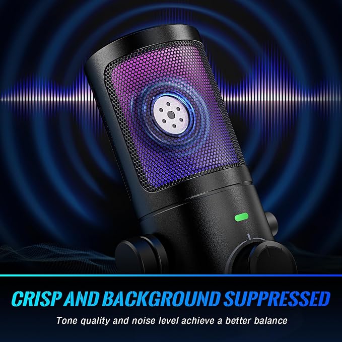 FIFINE Gaming PC Microphone, USB Streaming Microphone - Image 9
