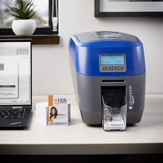 ID Maker Apex 2 Sided Card Printer Machine & Supply Kit - Image 5