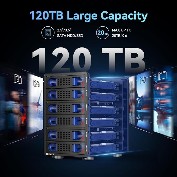 6 Bay Hard Drive Enclosure - Image 2