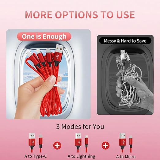 Multi Charging Cable, Micro USB, IP Port - Image 3