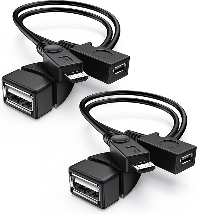 ANDTOBO 2-in-1 Micro USB Adapter Replacement by ANDTOBO