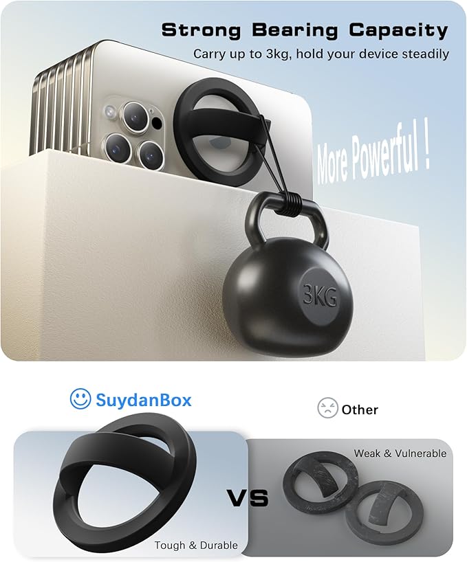 Magnetic Phone Grip, Removable Loop Grip - Image 8