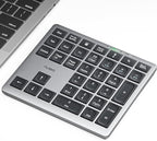 Nulea Wireless Number Pad Bluetooth 5.0 & 2.4G Portable Numeric Keyboard by Nulea