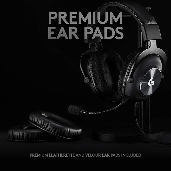 Logitech G Pro X Wired Gaming Headset: Blue VO!CE Detachable Boom Mic, DTS 7.1 - Image 4