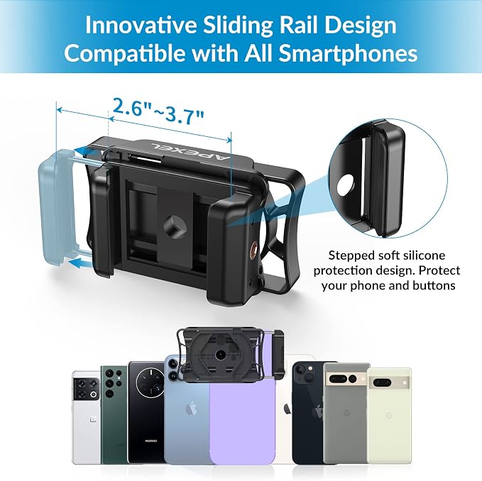 APEXEL Telescope Phone Adapter, Binocular Photo Adapter - Image 3