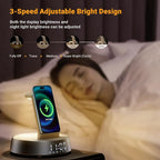 Alarm Clock with Wireless Charging Station, Clock - Image 7
